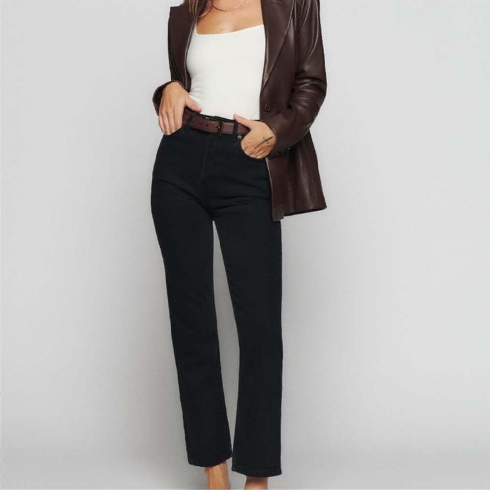 Reformation Cynthia High Rise Straight Jeans 24